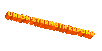 union-strength unionstrength Sticker