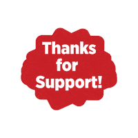 Thanks Support Sticker by iloveyoo
