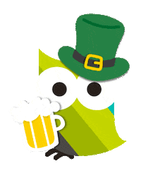 St Patricks Day Beer Sticker by wogibtswas.at