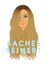 rachelreinertmusic blue hair artist model Sticker
