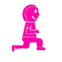 Run Running Sticker by Mencap
