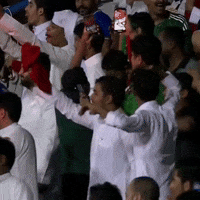Ettifaq football fans support ettifaq GIF