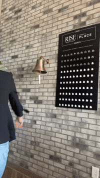 Celebrate Bell Ringing GIF by Rise Property Group