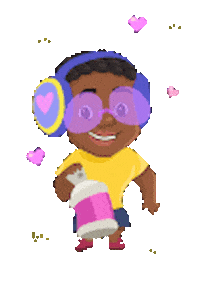 Language Learning Artist Sticker by Dinolingo - online language learning platform for kids