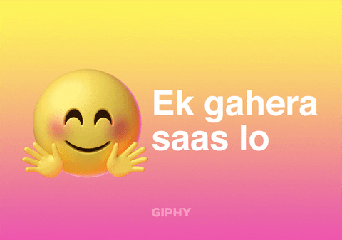 Ek Gahera Saas Lo GIF by GIPHY Cares
