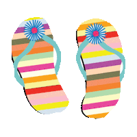 summer shoes Sticker