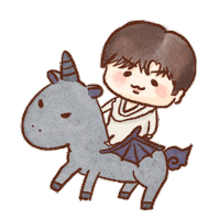 Horse Flying Sticker