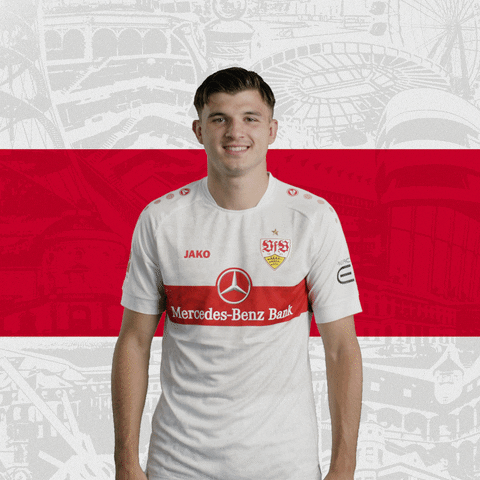 Happy Football GIF by VfB Stuttgart