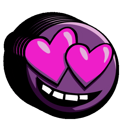 Emoji Lila Sticker by Heidekreatur