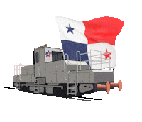 canaldepanama panama canal de panama locomotora canaldepanama Sticker