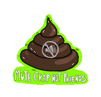 Vaikulinija shit poop stop bullying cut the crap Sticker