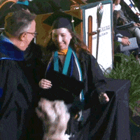 Dog Graduation GIF by Eckerd College