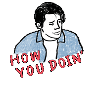 How You Doin Hello Sticker