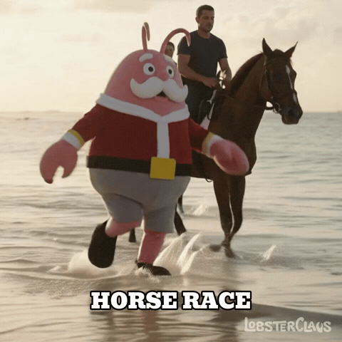 Horse Racing Race GIF by LobsterClaus