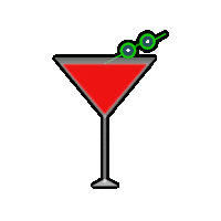 Ulaznicehr happy happy hour tickets coctail Sticker