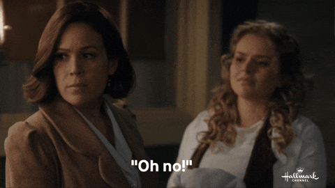 Oh No Elizabeth GIF by Hallmark Channel