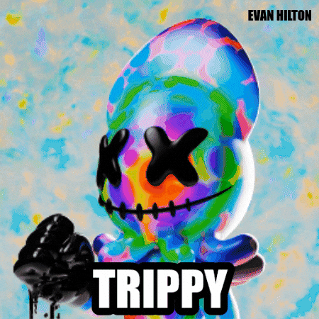 Rainbow Spinning GIF by Evan Hilton