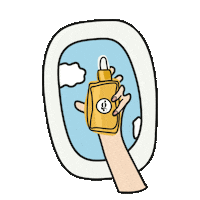 travel plane Sticker by Gisou by Negin Mirsalehi