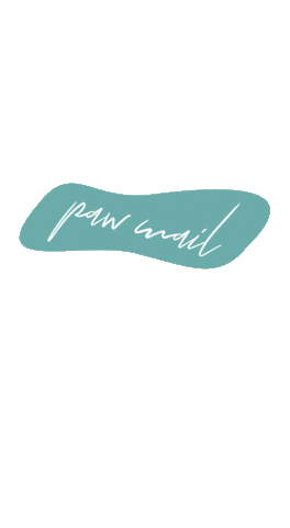 pawsofkow pawsofkow paws of kow paw mail Sticker