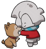 Dog Love Sticker by Ai and Aiko