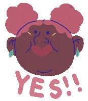 Happy Joy Sticker by Marie Boiseau