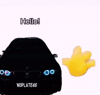 NoPlate46 hello hi bmw e46 GIF