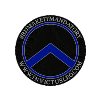 Invictusleo police bjj invictus bjjmakeitmandatory Sticker