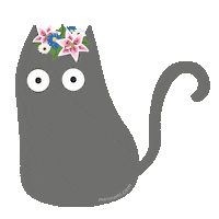cat love Sticker by Minoumi
