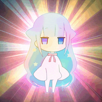 FarCritical giphyupload anime rainbow magic GIF