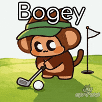 Golfing Hole In One GIF by Chimpers