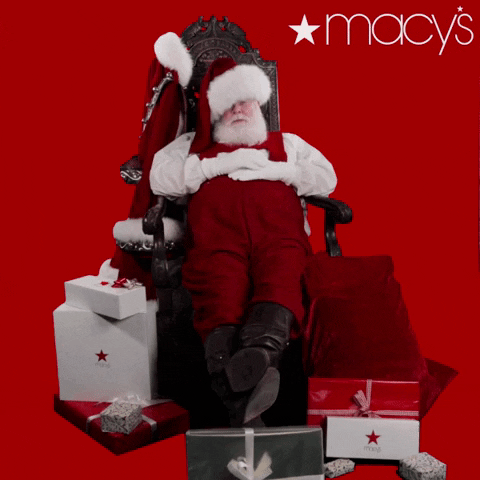 Tired Christmas GIF by Macy's
