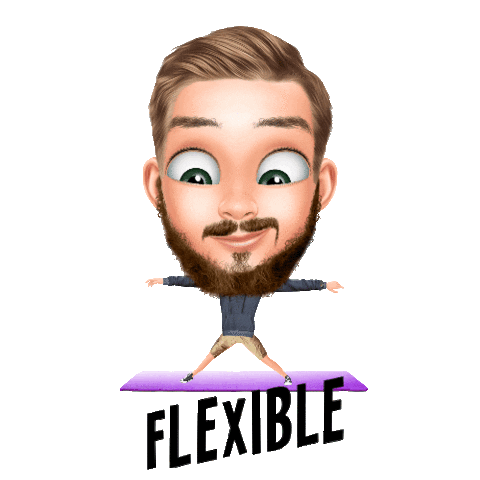 Yoga Geeryanimation Sticker by Genies