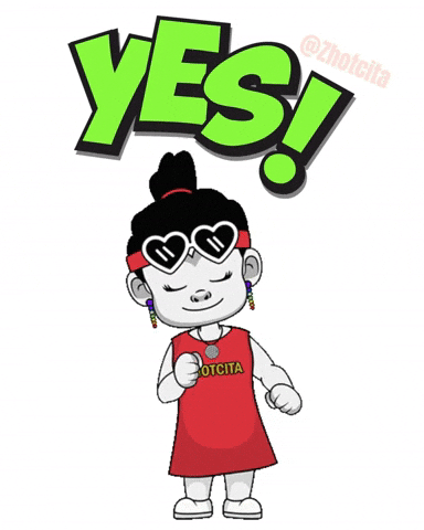 Support Yes GIF by Zhotcita