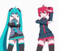 Hatsune Miku Teto Kasane GIF