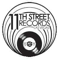 11thStreetRecords vinyl records nevada lasvegas Sticker