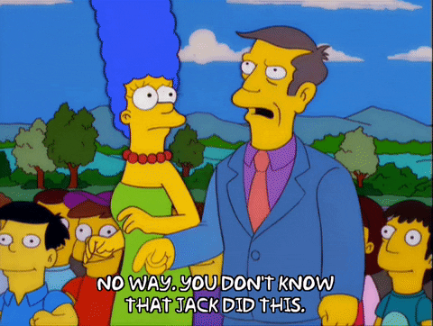 serious marge simpson GIF