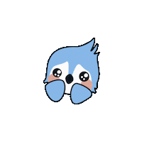 jeancreations love cute hearts bird Sticker