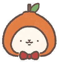 Orange Spin Sticker