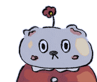 Sad Flower Sticker