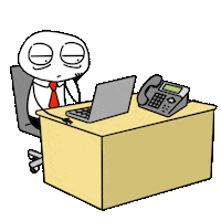 theintrovertedattorney work monday office computer Sticker