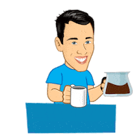 Coffee Break Sticker by DiCaricas