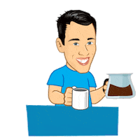 Good Morning Coffee Sticker by Digital Muniz