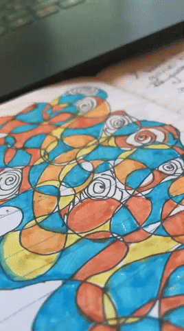 MindfulArtClub giphyupload creativewellbeing artheals mindfulart GIF