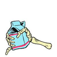 Skate Skateboarding Sticker by boneslovemilk