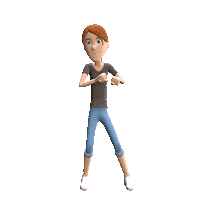 Happy Dance Sticker by Vision AR