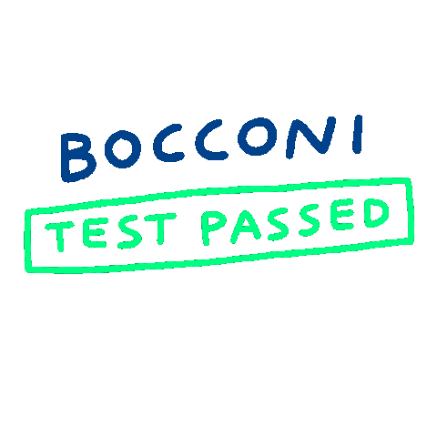 Test Exam Sticker by Bocconi University