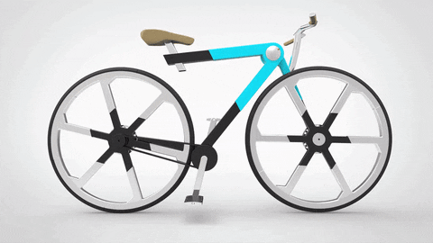 folding bike GIF by Dailyhover
