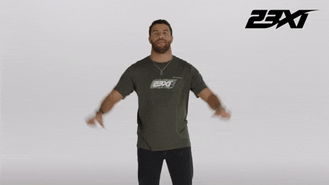 Nascar Thumbs Down GIF by 23XI Racing