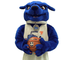 Dog Basketball Sticker by Ontario Tech Ridgebacks