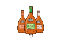 Happy Hour Nightcap Sticker by E&J Brandy